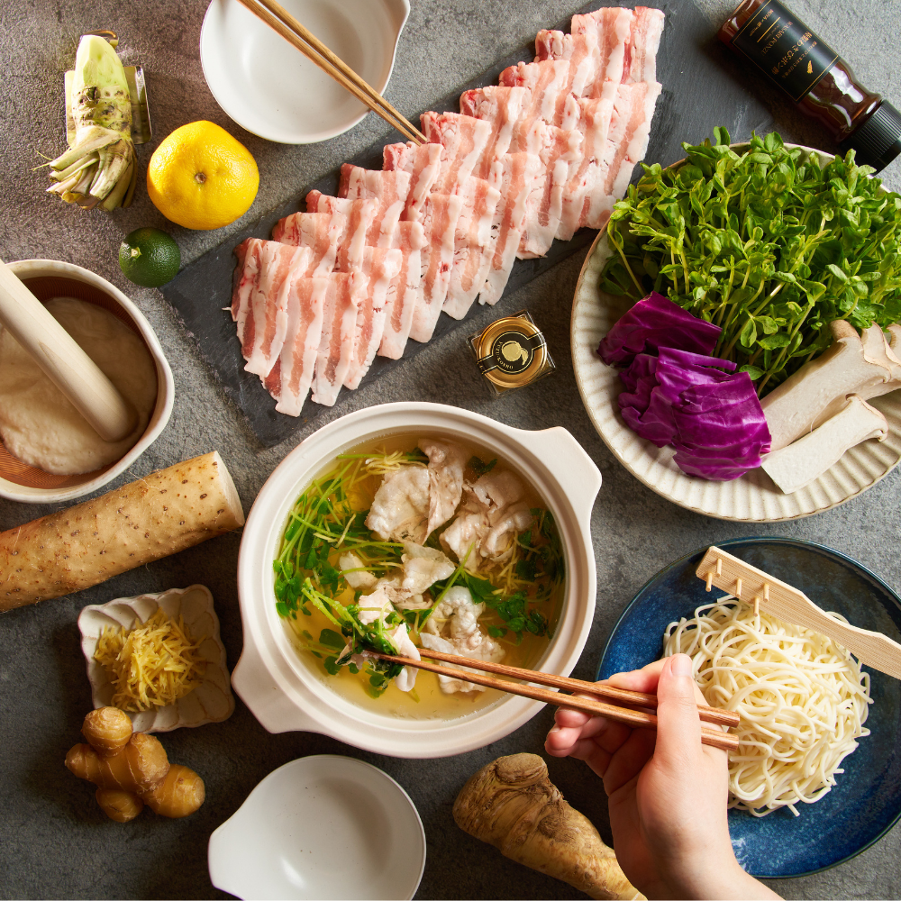 【福島県産銘柄豚】麓山高原豚 バラ肉スライス しゃぶしゃぶ用 300g(約2人前)