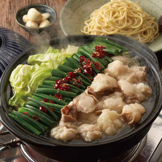 国産牛もつ鍋-秘伝醤油味-(1人前)