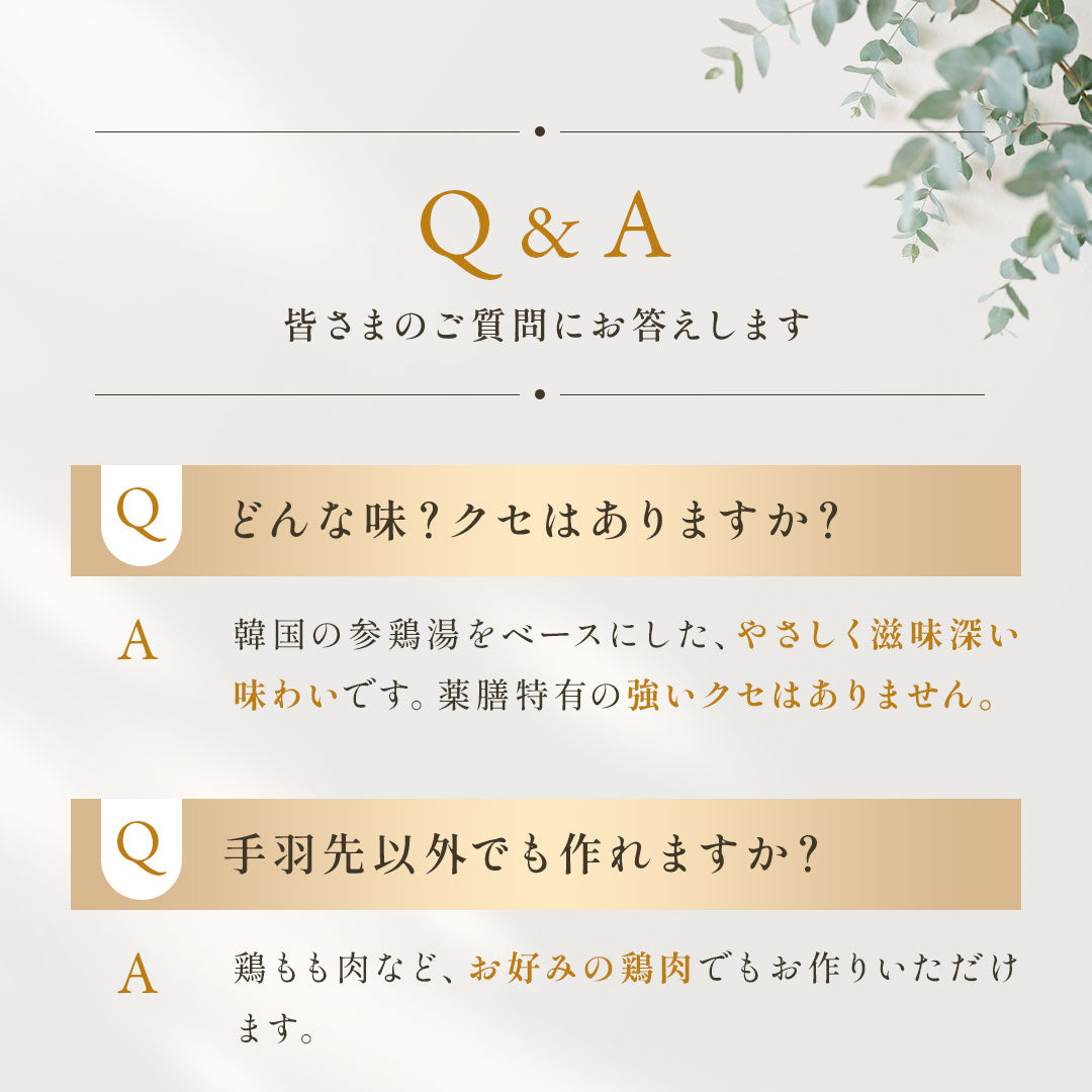 【初回限定】うるおい巡る参鶏湯キット