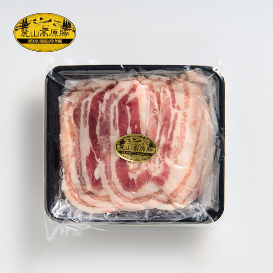 【福島県産銘柄豚】麓山高原豚 バラ肉スライス しゃぶしゃぶ用 300g（約2人前）