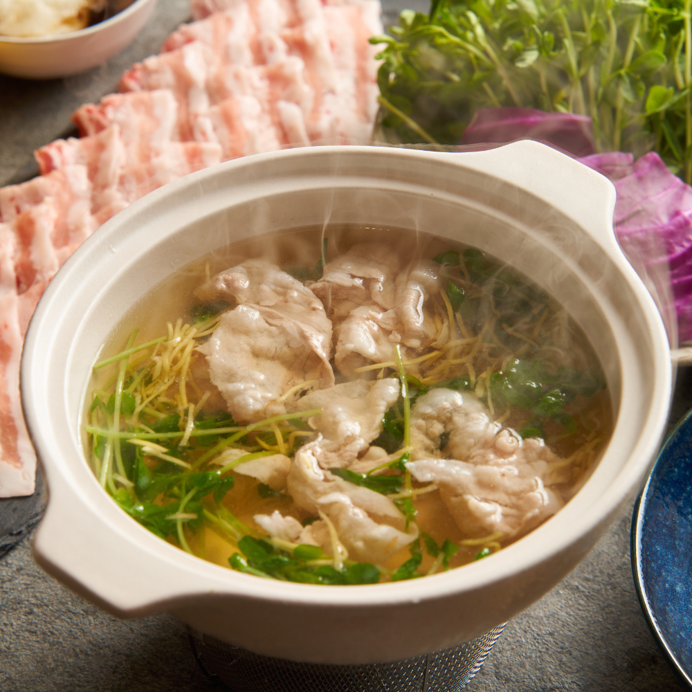 【福島県産銘柄豚】麓山高原豚 バラ肉スライス しゃぶしゃぶ用 300g（約2人前）