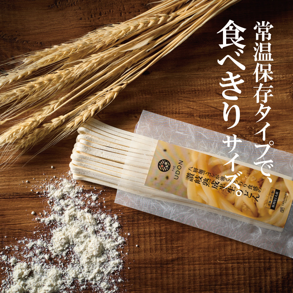 THE･UDON 讃岐熟成半生うどん 並麺 (中太麺) 3～6食入｜全国送料無料
